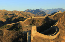 Winter scenery at Jinshanling Great Wall