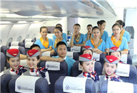 20 pairs of twins who will become flight attendants in Sichuan