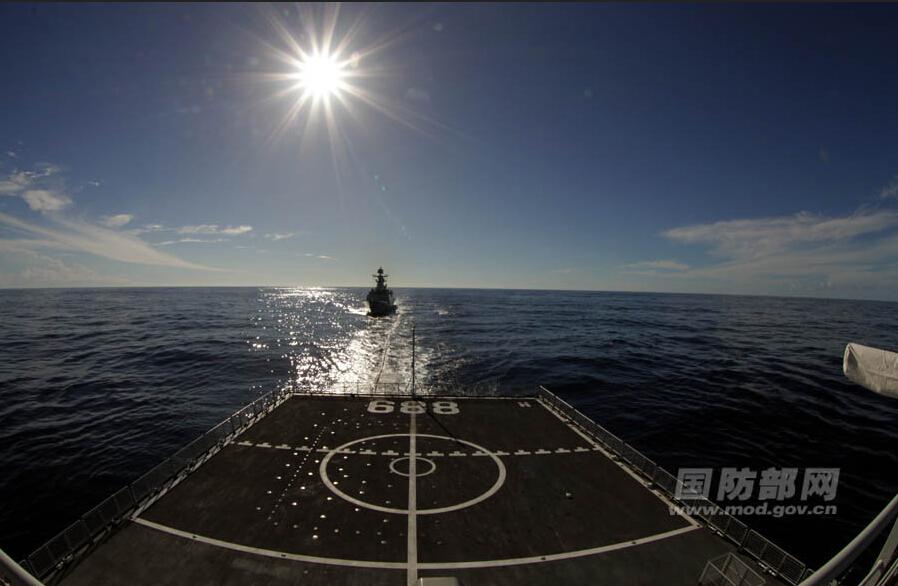 China and Russia hold joint drill in Sea of Japan
