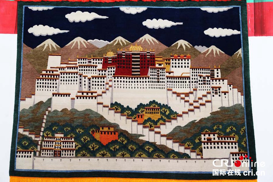 Legend on fingertip: the birth of a Tibetan carpet