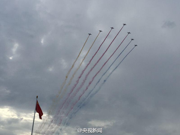 Rehearsal of China's military parade