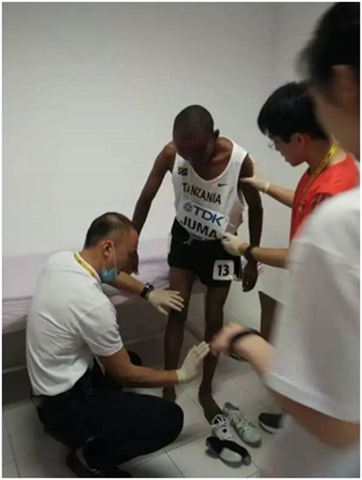 App helps Tanzanian athlete overcome language barrier in hospital in Beijing