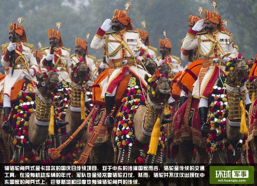 Stunning skills in military parade