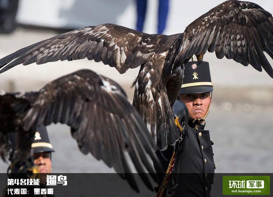 Stunning skills in military parade