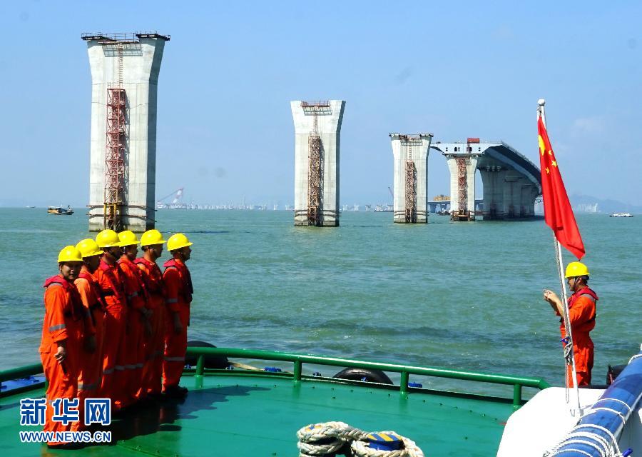 Construction of HK-Zhuhai-Macao Bridge enters final stage