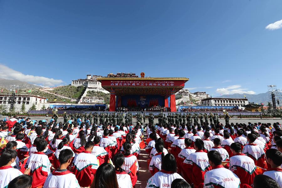 China celebrates 50th anniversary of Tibet's autonomy