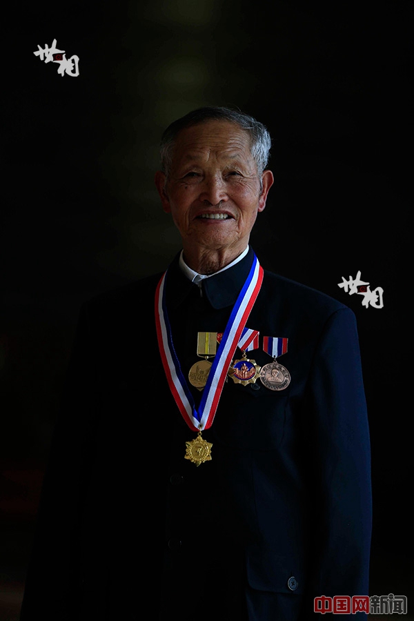 Lu Caiwen - a Veteran at the grand parade on Sept. 3