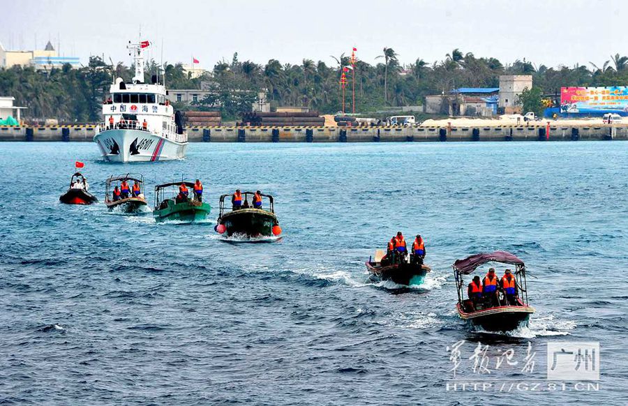 Scenery of Sansha city in S China