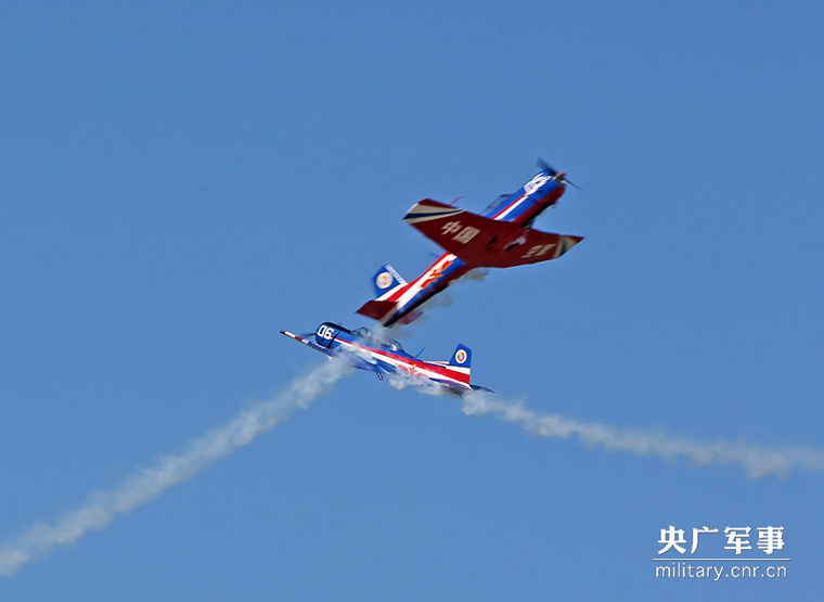 China air force stages stunning aerobatics performance