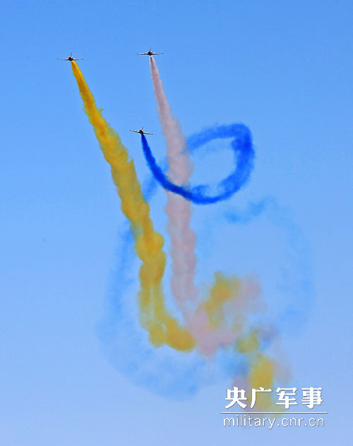 China air force stages stunning aerobatics performance