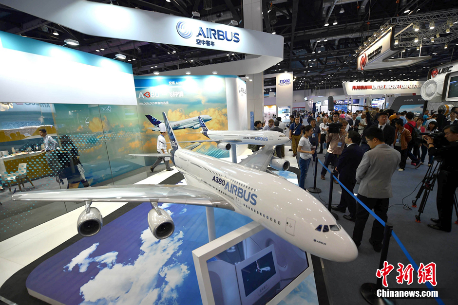 World's passenger plane giants convene in Beijing aviation expo