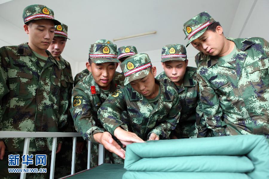 New recruits take first training in NE China