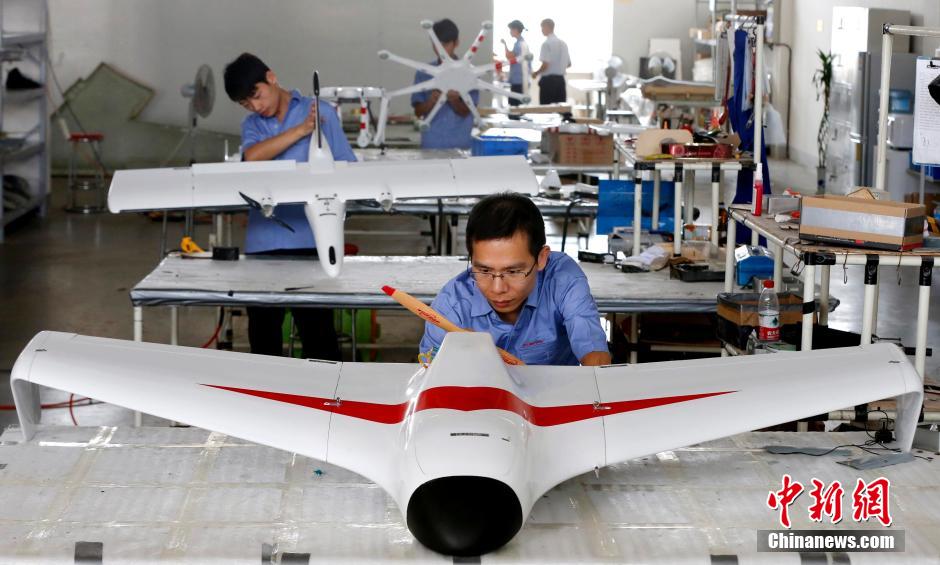 A sneak peek into a UAV workshop in China