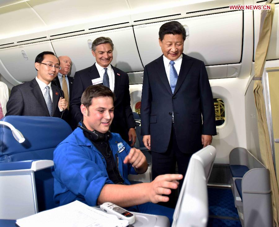 Xi encourages Boeing to expand exemplary cooperation with China