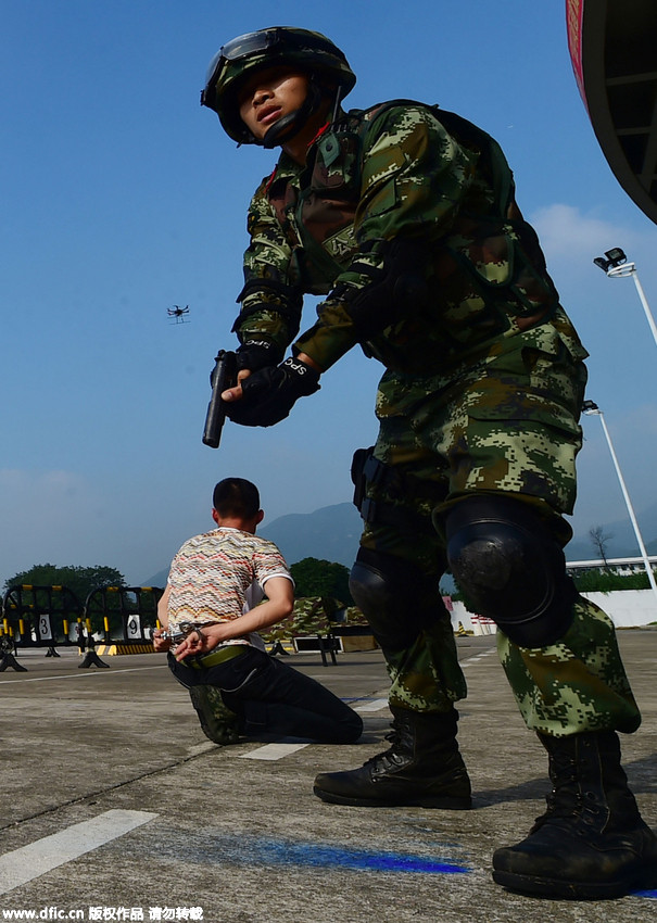 Anti-terrorism exercise held in Guangdong