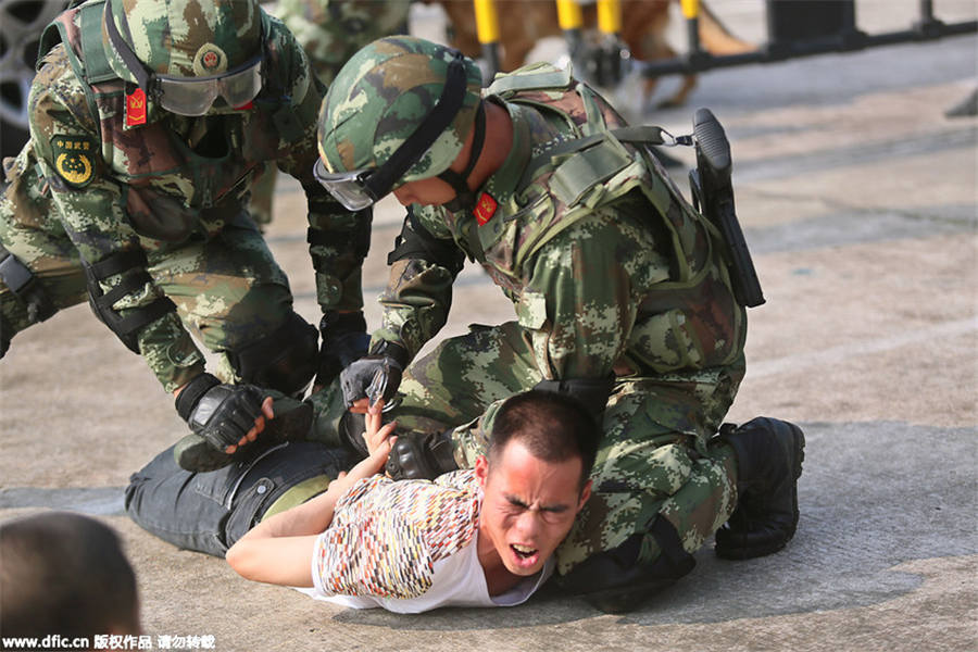 Anti-terrorism exercise held in Guangdong