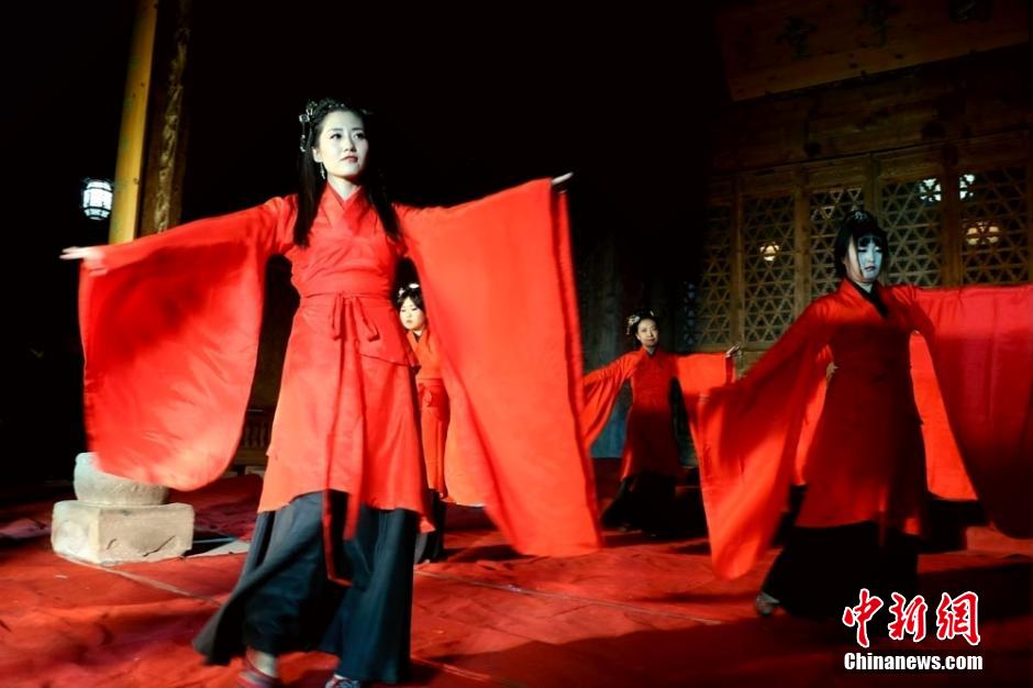 Ancient moon sacrifice ceremony performed in Zhangye