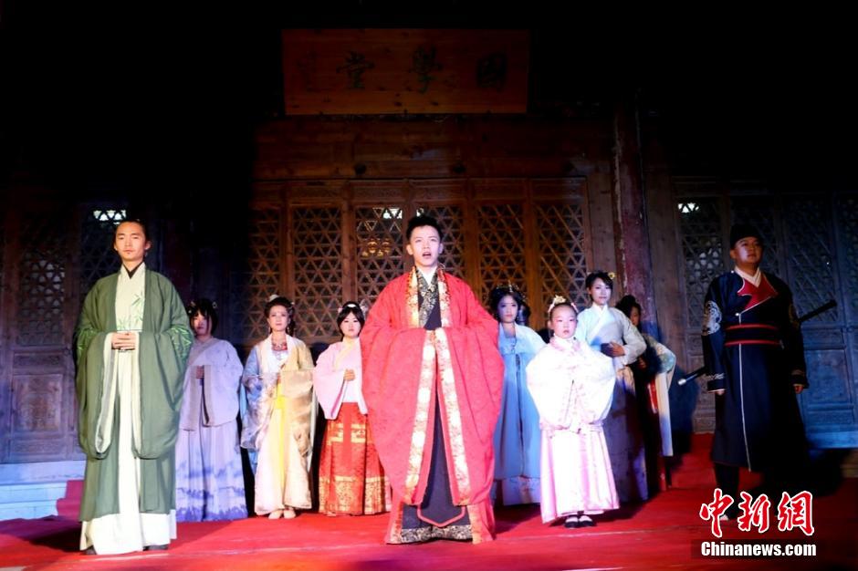 Ancient moon sacrifice ceremony performed in Zhangye