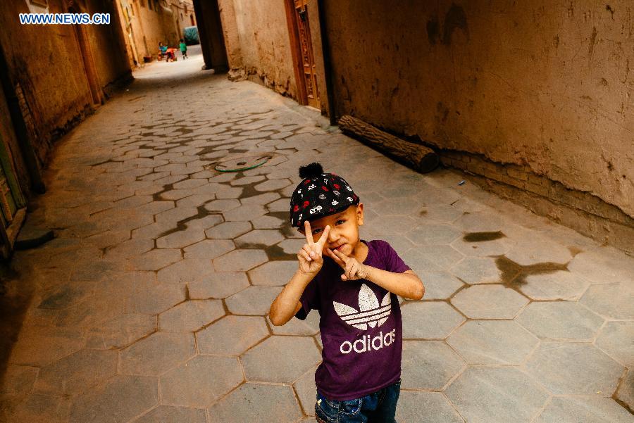 Daily life in old town in Xinjiang