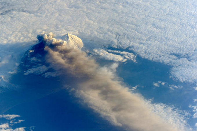 NASA: spectacular volcano eruptions seen from space