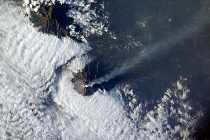 NASA: spectacular volcano eruptions seen from space