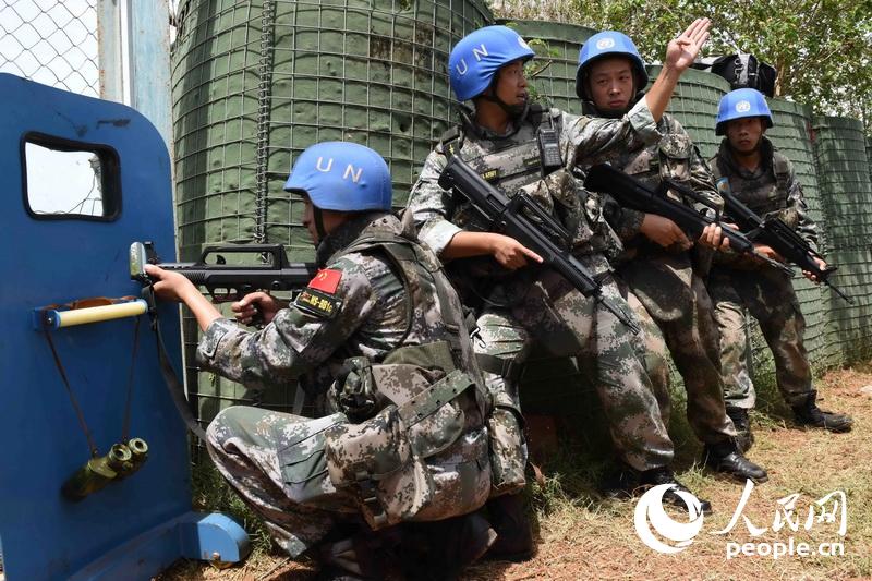 Chinese peacekeeping forces in South Sudan encounter armed conflicts