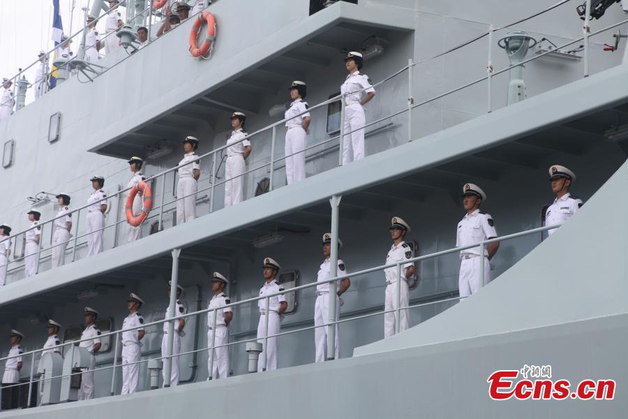 PLA Navy training vessel ‘Zhenghe’ arrives in U.S.
