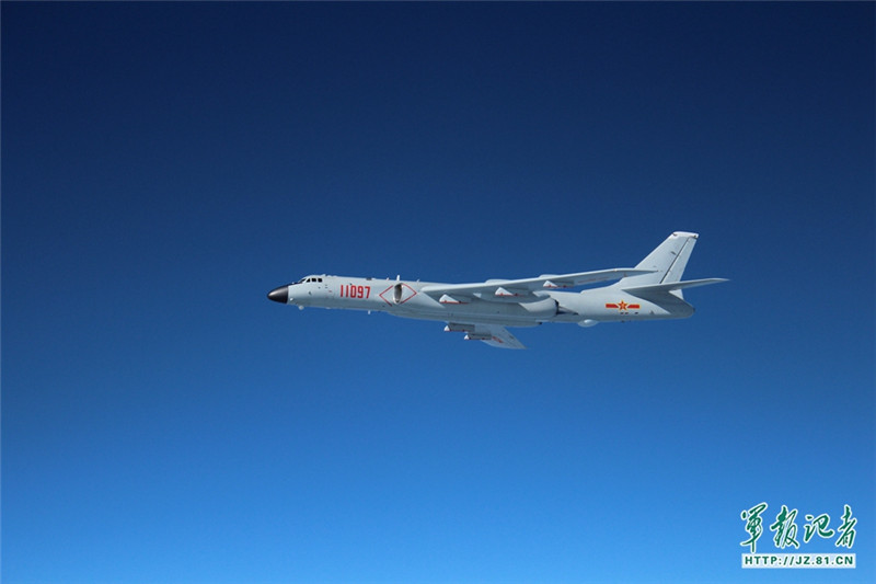 H-6K bombers conduct drill