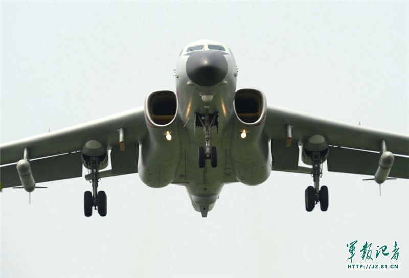 H-6K bombers conduct drill