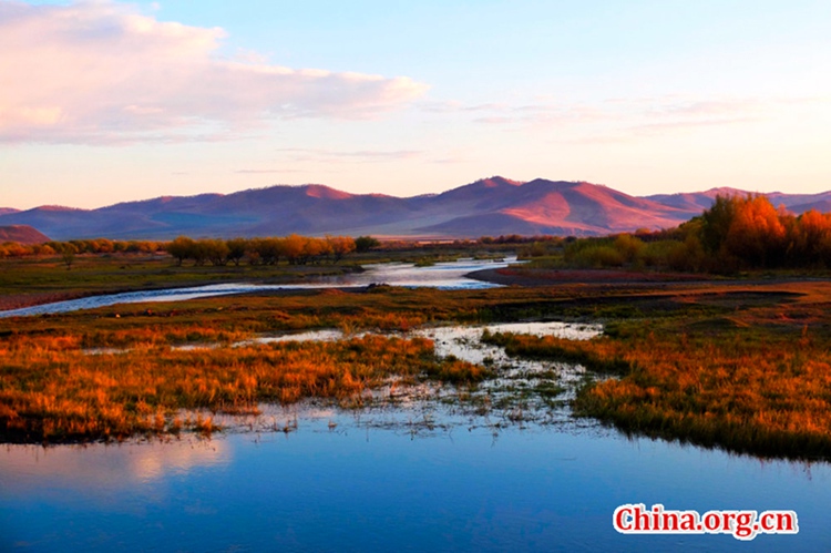 Beautiful scenery of Eerguna, Inner Mongolia