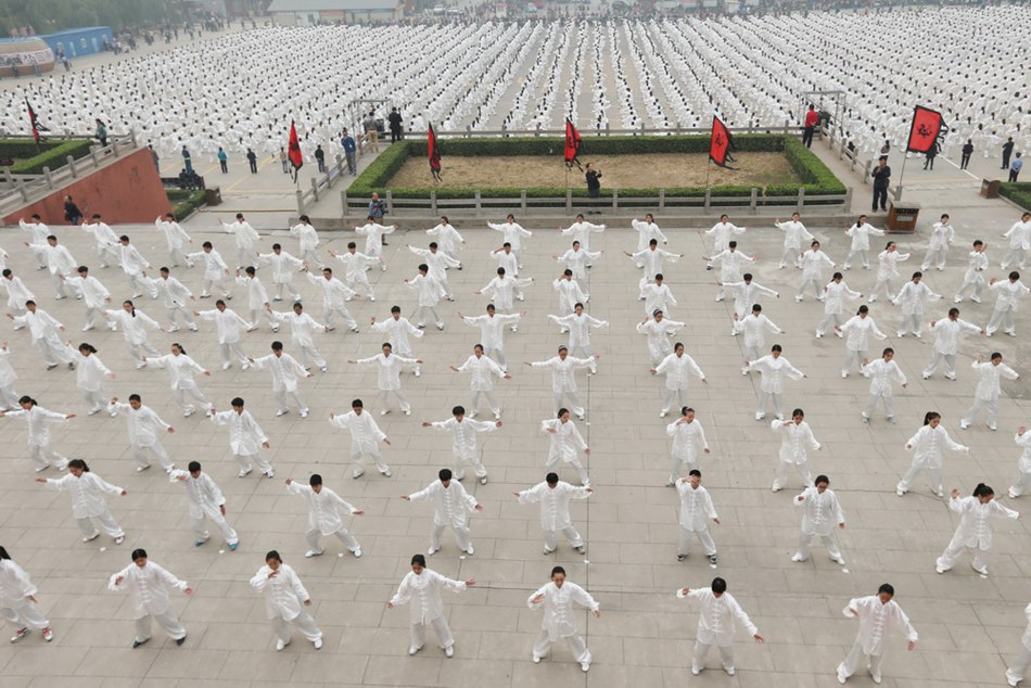 Millions of people all over the world practice Tai Chi for Guinness Record