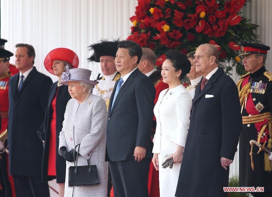 China's Xi on UK red carpet in visit for golden era of ties