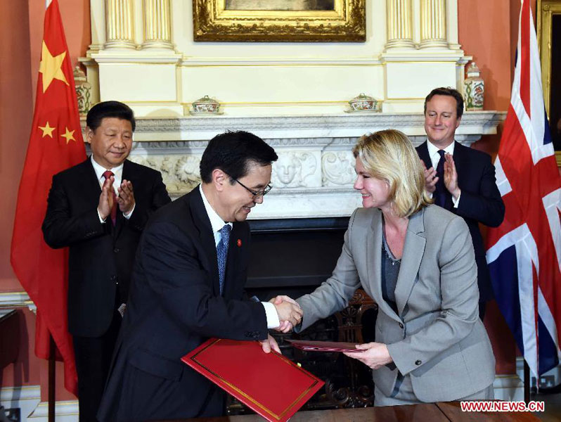 China, Britain lift ties to 