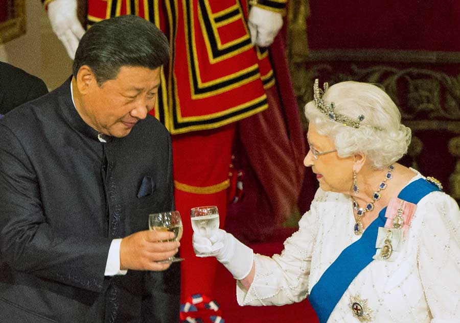 In photos: Memorable moments of President Xi's UK visit