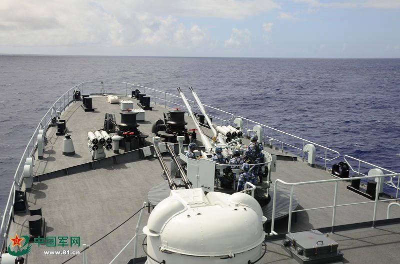 Chinese navy holds live-fire training exercise in Middle Pacific