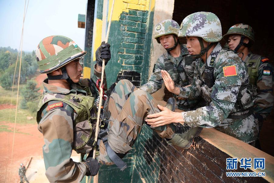 In pics: China-India joint anti-terrorism training