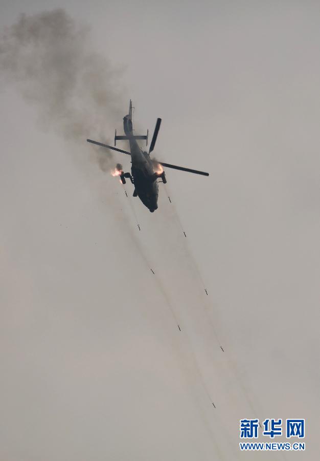 Military drill held in HK