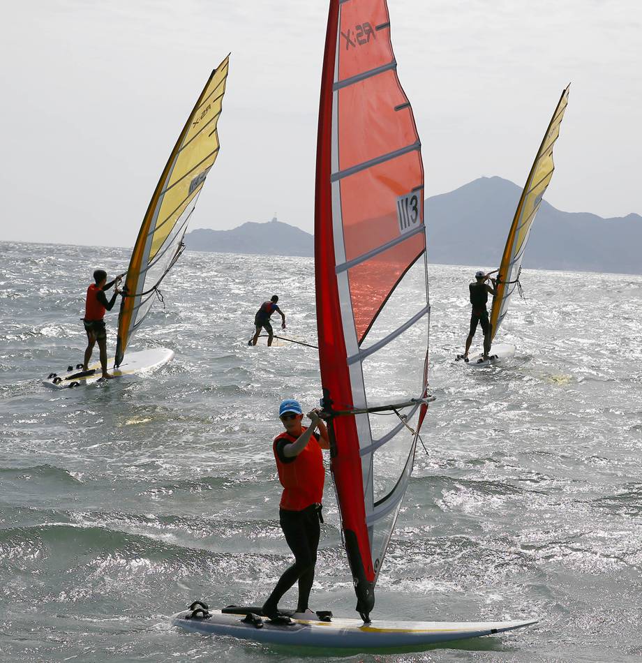 Sailing competition held in SE China