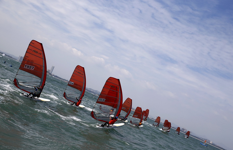 Sailing competition held in SE China