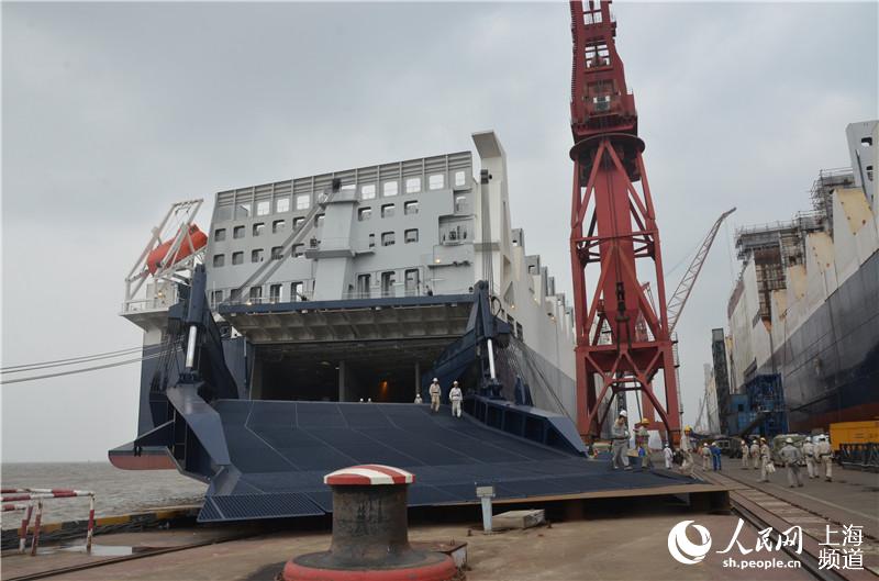 World first G4 RORO containership delivered in Shanghai