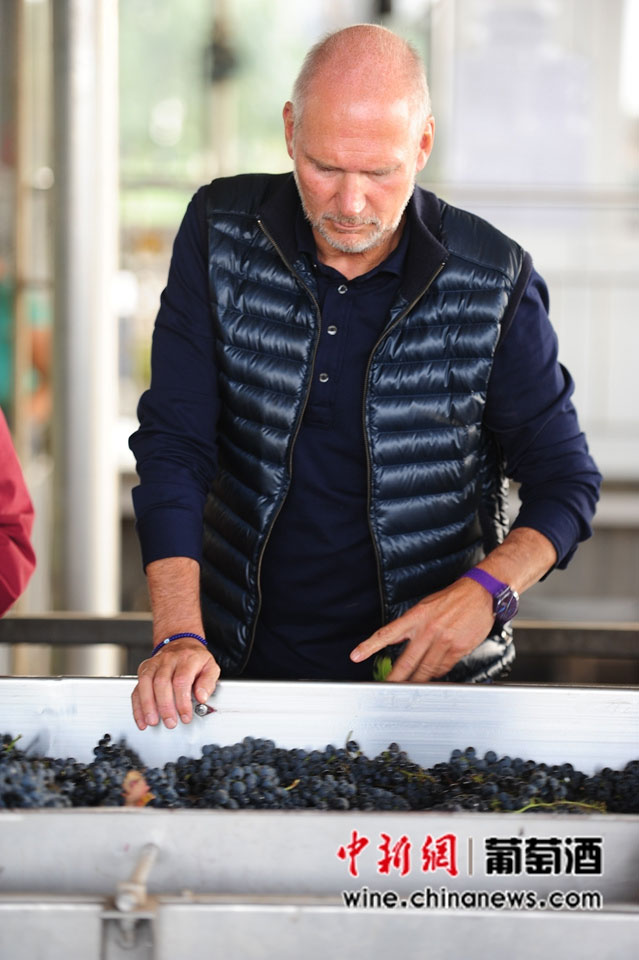 French vintner dedicated to making wine in Chinese winery 