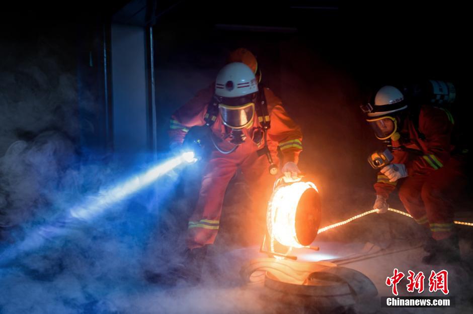 Fire fighters take photos to promote bravery