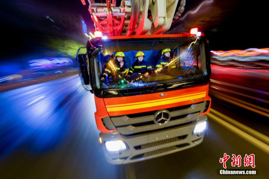 Fire fighters take photos to promote bravery