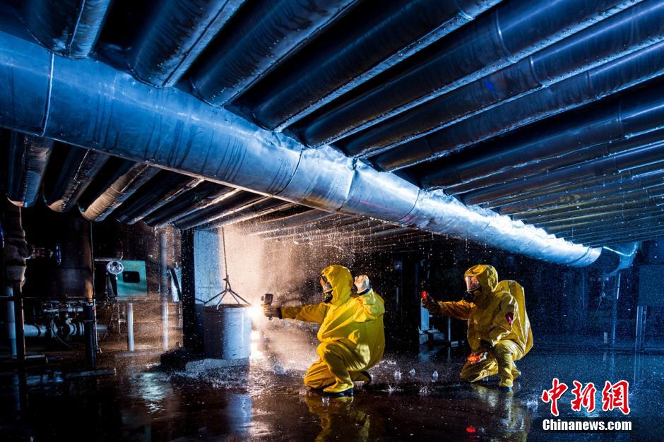 Fire fighters take photos to promote bravery