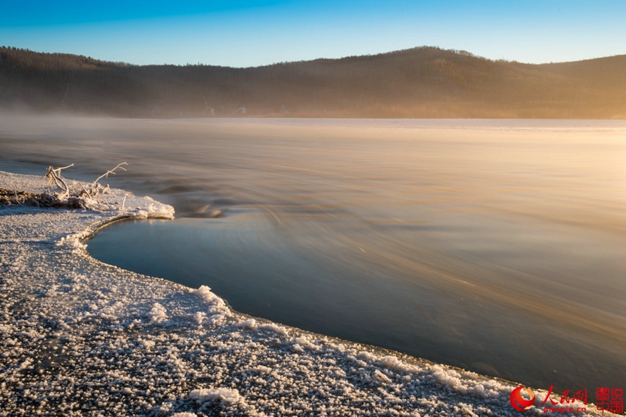 Breathtaking rime view in Heilongjiang