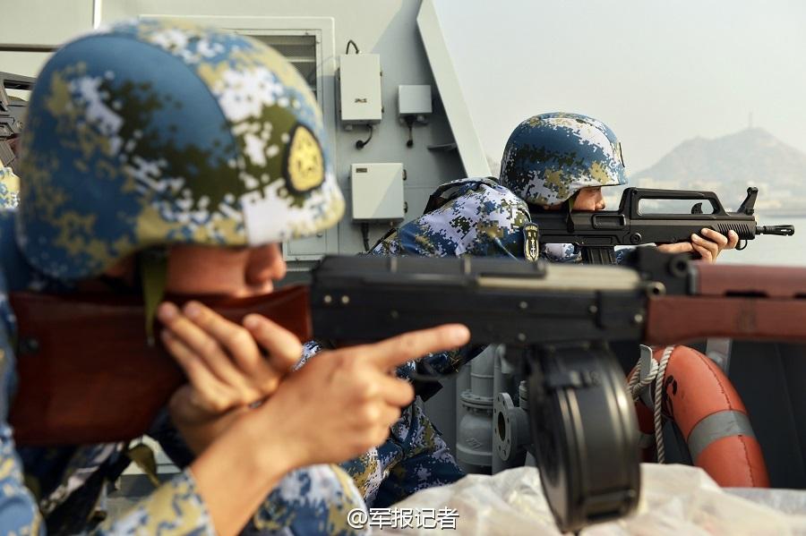 PLA artillery battalion carries out actual-combat drill