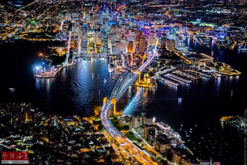 Amazing aerial night view of the world’s most iconic cities