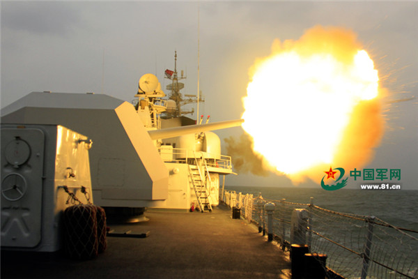 Frigate squadron exercises defense operations