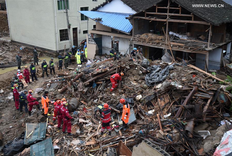 26 confirmed dead, 11 missing in E. China's landslide