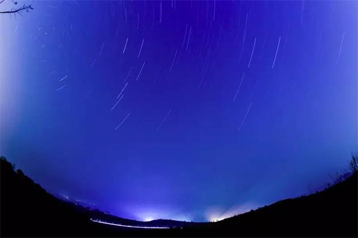 Beautiful Leonid meteor shower